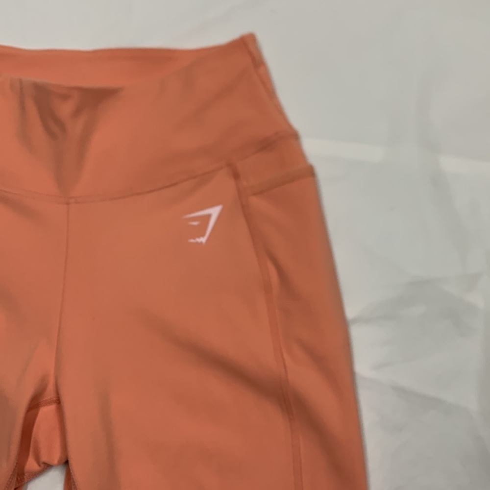 Women Gymshark Dreamy 2.0 Peach Bellini High Rise Leggings Size Small